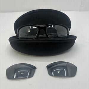 Oakley FLAK JACKET 1.0 XLJ Sunglasses Safety Clear & Sun Lenses w Case USA READ